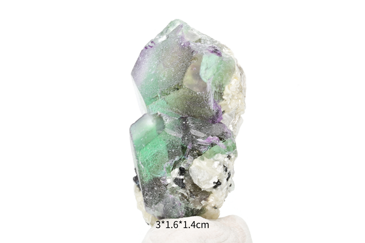 Namibia minerals  greenish-blue purple edges Fluorite Complete crystals